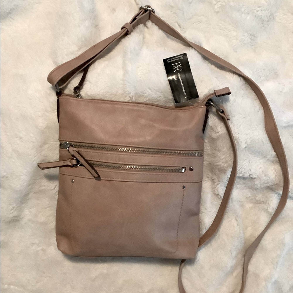 Dusty Rose Crossbody Bag 12 x 11 NWT